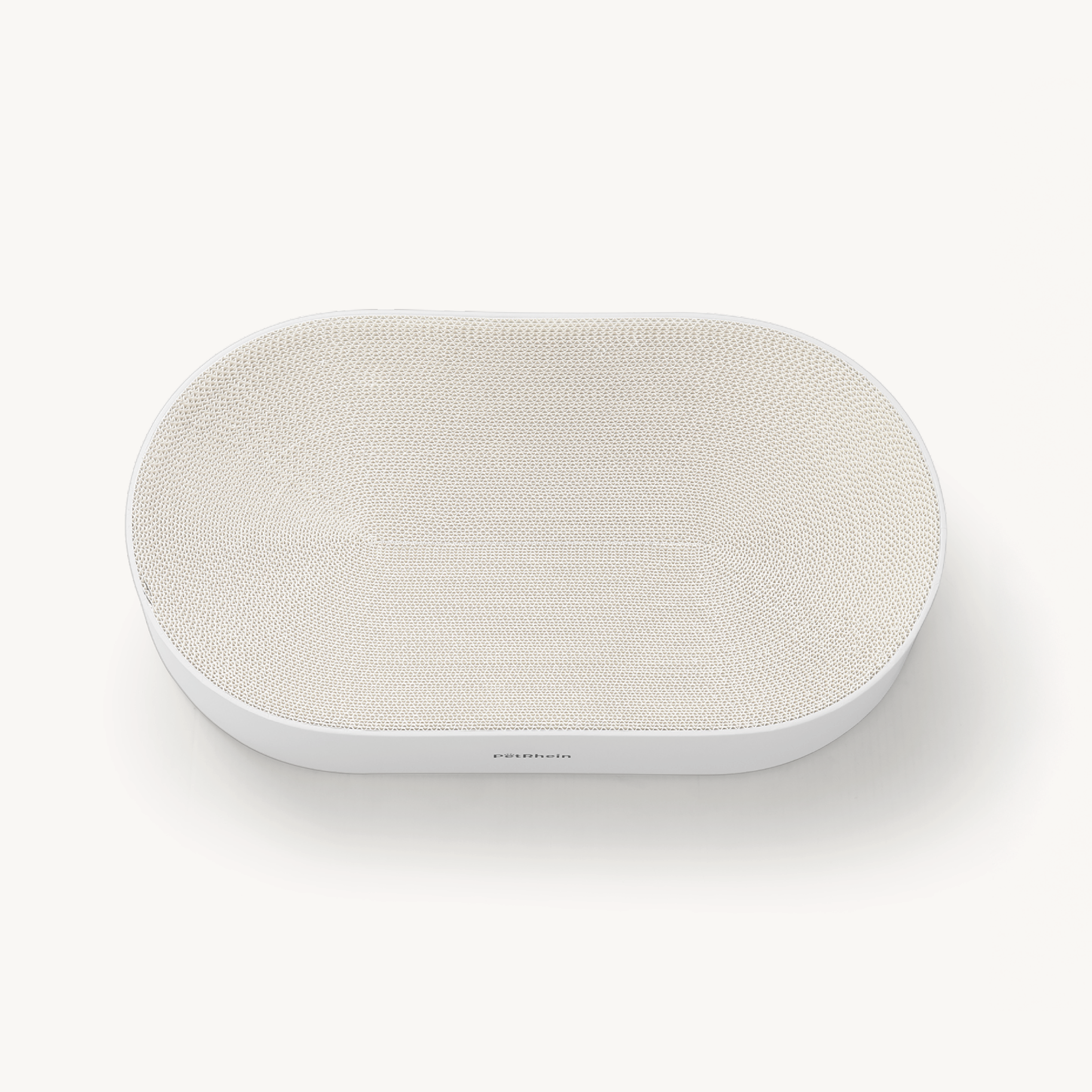 Zen paw in white - scratch board