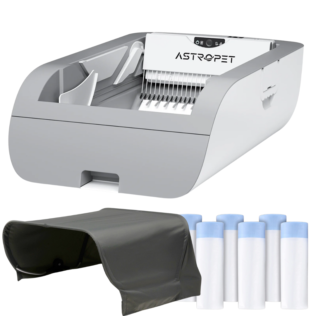 Helios - Self-cleaning Cat toilet button-controlled - Max package