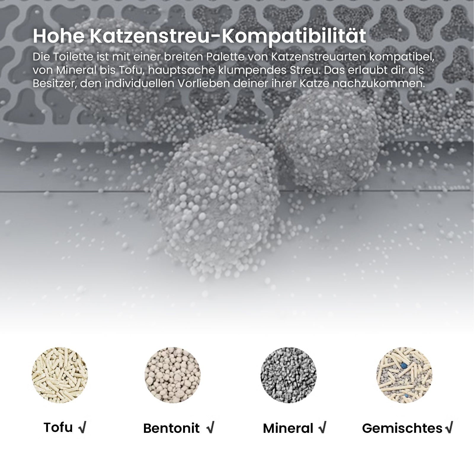 Jupiter Pro - Selbstreinigende Katzentoilette + Smart App