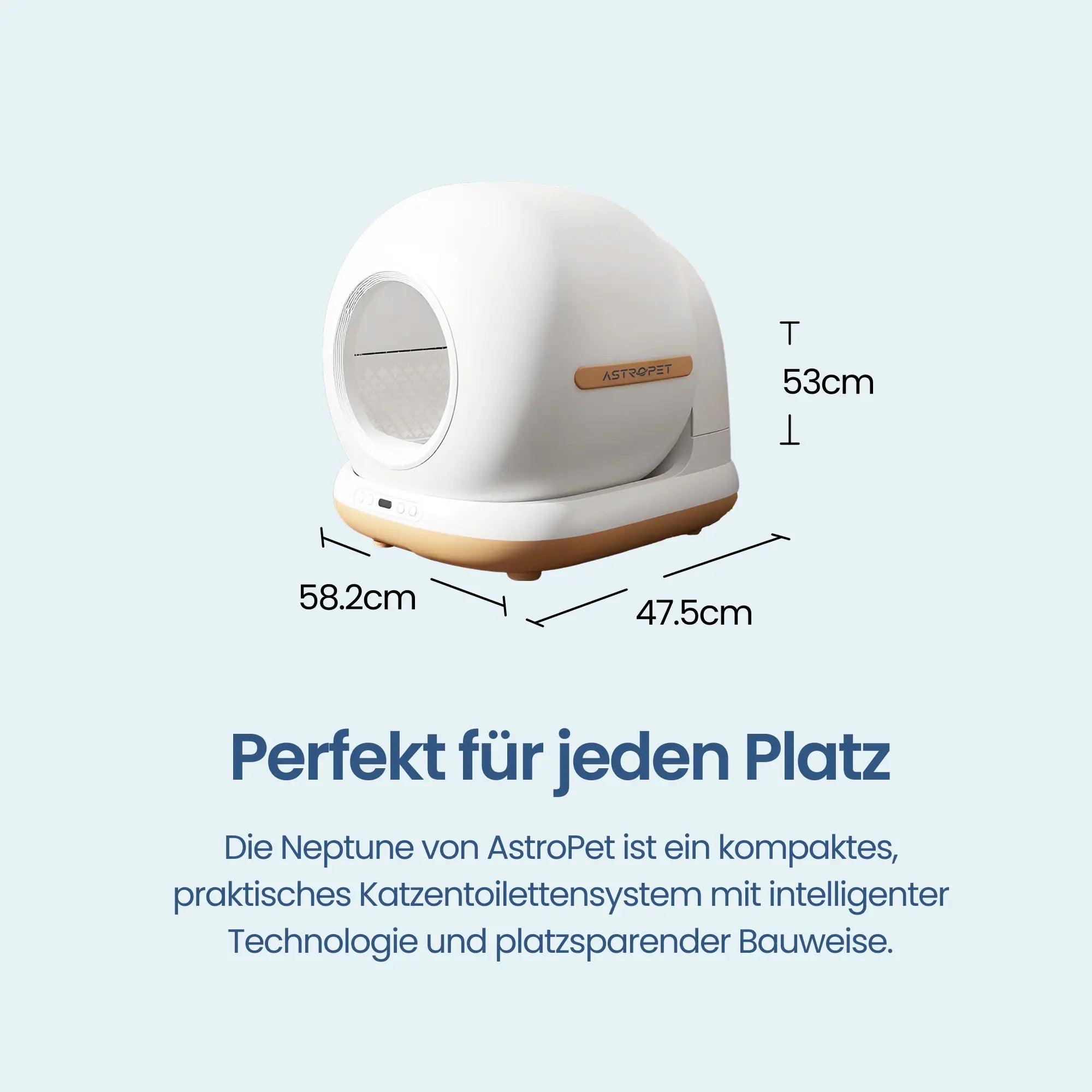Neptune - Selbstreinigende Katzentoilette + Smart App