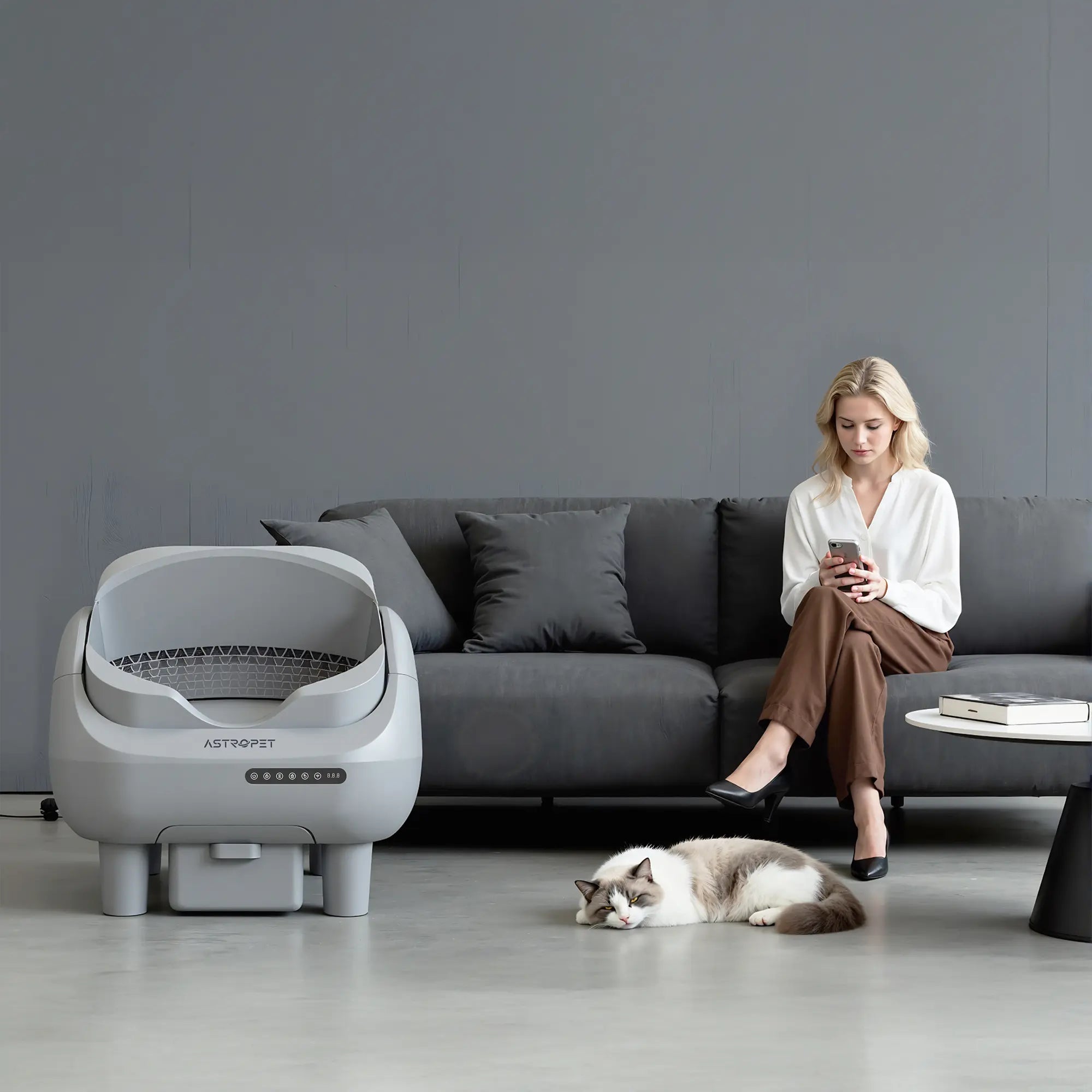 Venus - XXL Selbstreinigende Katzentoilette