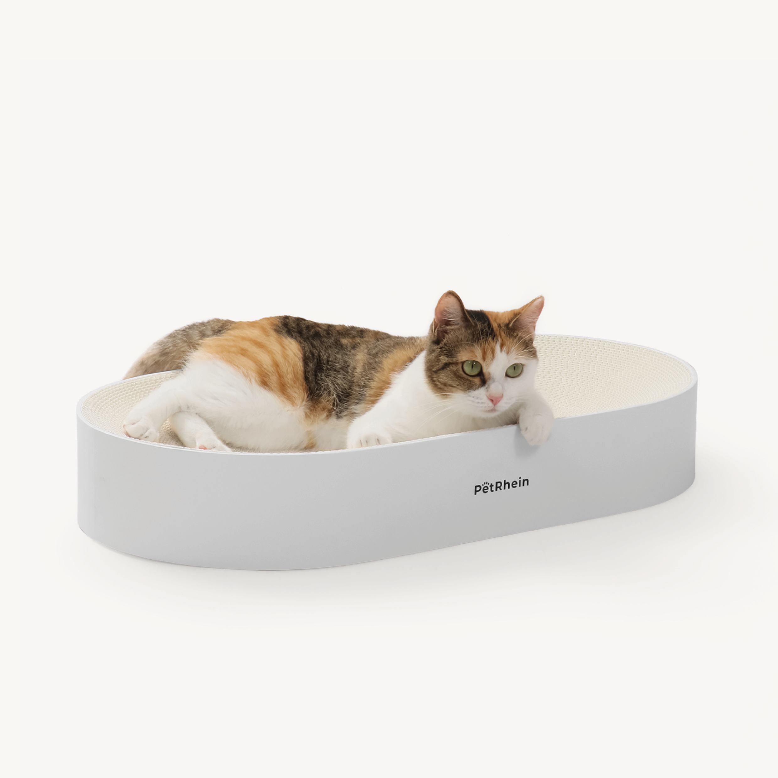 Zen Paw in Weiß - Kratzbrett