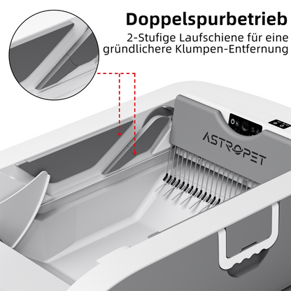 Helios - Selbstreinigende Katzentoilette + Smart App
