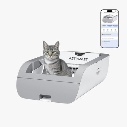 Helios - Self-cleaning Cat toilet + smart app