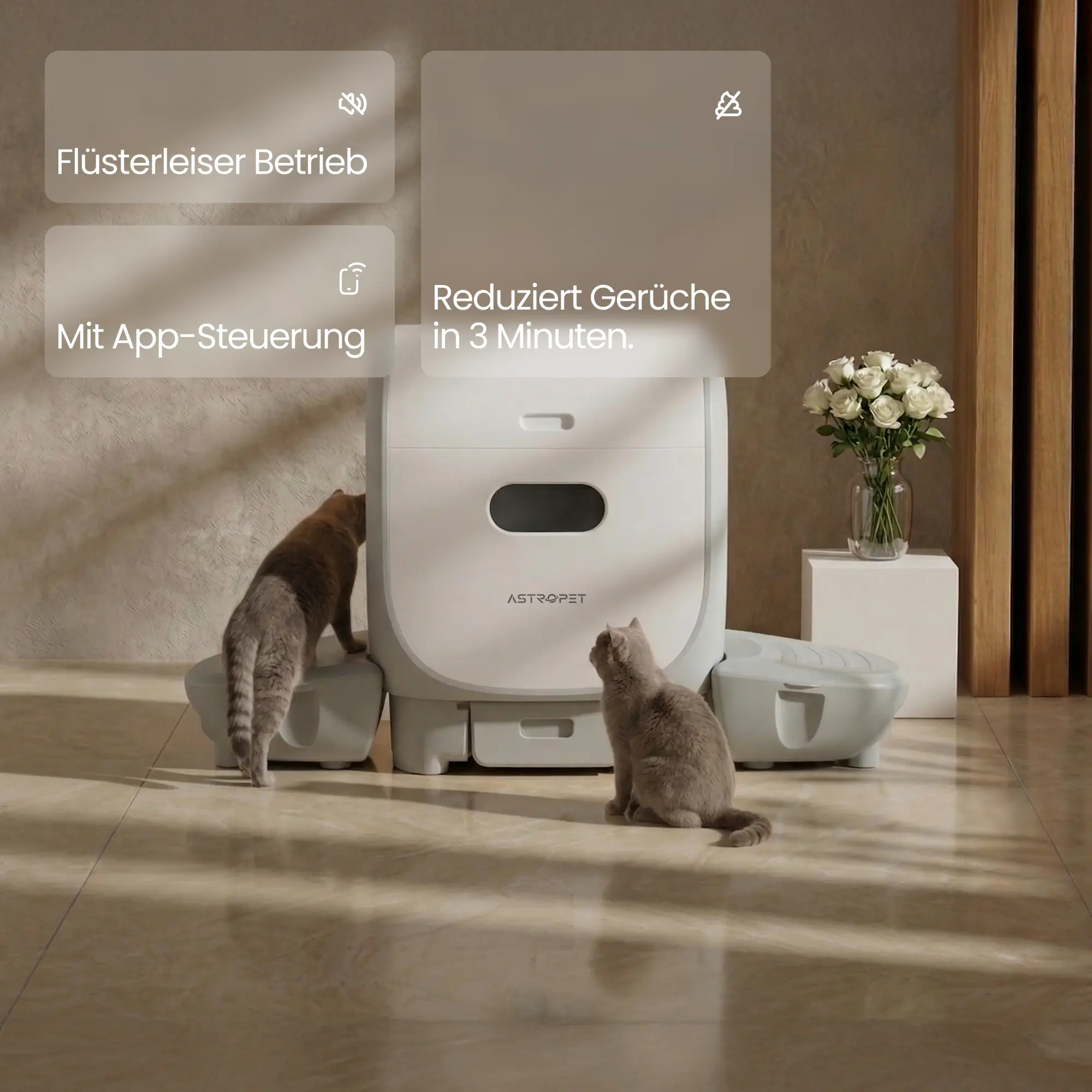 Jupiter Pro - XXL Self-Cleaning Cat Litter Box