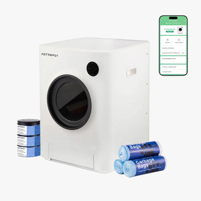 Mercury - Selbstreinigende Katzentoilette - Plus Paket