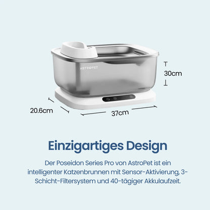 Poseidon Pro - Kabelloser Trinkbrunnen 7 L