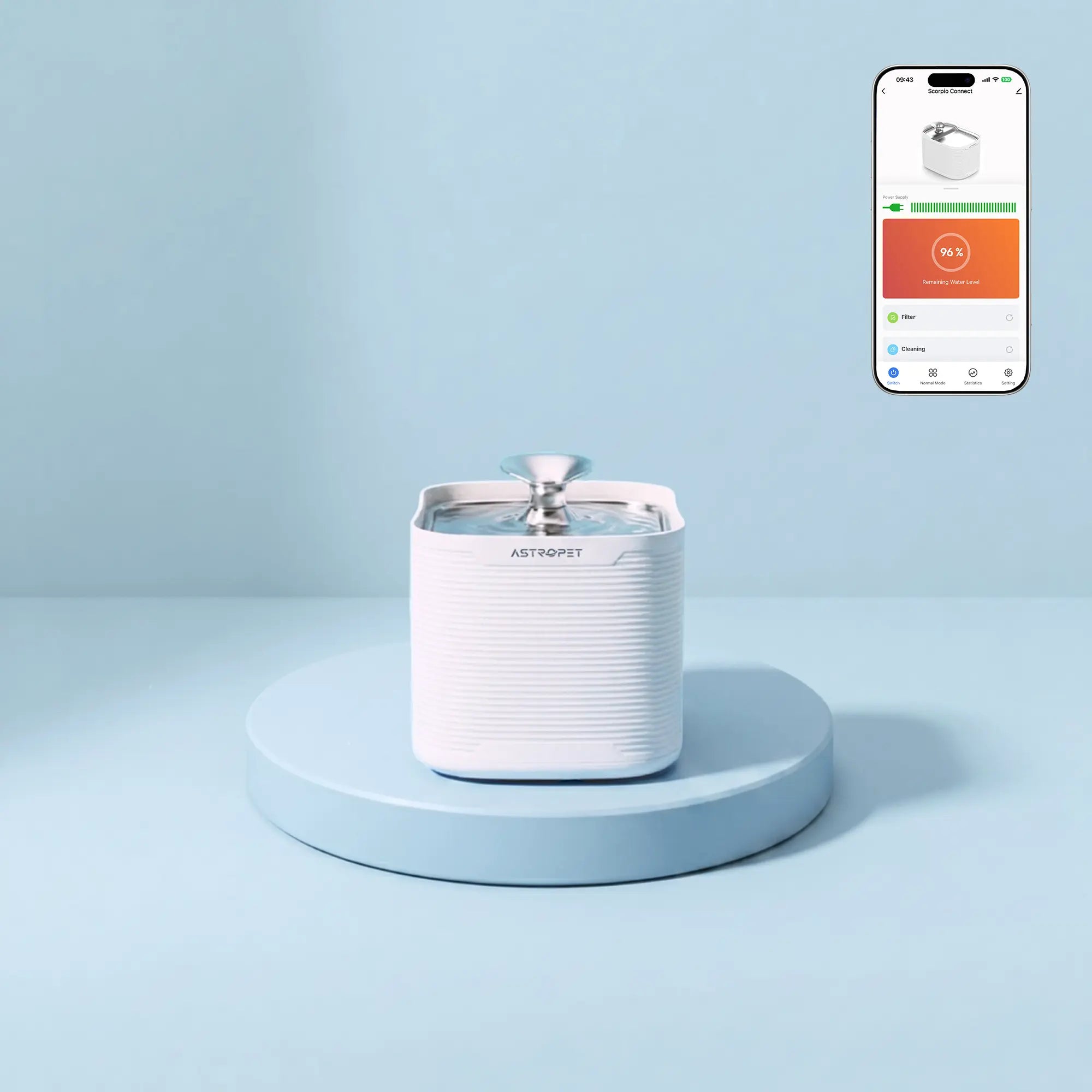 Scorpio Connect - Kabelloser Trinkbrunnen 2.5L